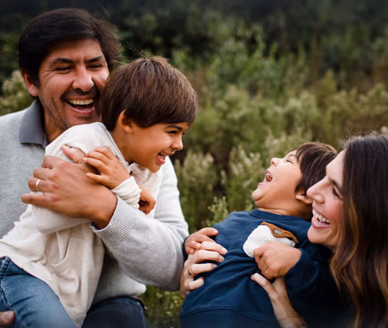 Family spending time together outdoors, from the SmartProperty about page